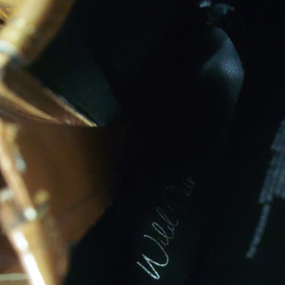 Wild Pair Tan Patent Heeled Boots - Picture 9 of 12